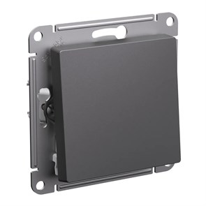 ATLASDESIGN 1-клавишный ПЕРЕКРЕСТНЫЙ ПЕРЕКЛЮЧАТЕЛЬ, сх.7, 10АХ, механизм, БАЗАЛЬТ ATN001471