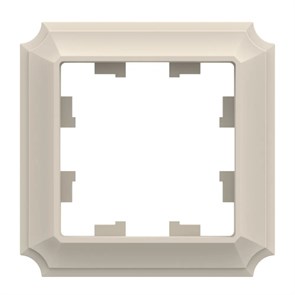 ATLASDESIGN ANTIQUE 1-постовая РАМКА, БЕЖЕВЫЙ ATN100201