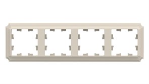 ATLASDESIGN ANTIQUE 4-постовая РАМКА, универсальная, БЕЖЕВЫЙ ATN100204