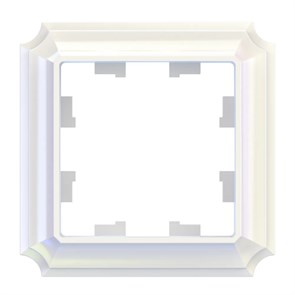 ATLASDESIGN ANTIQUE 1-постовая РАМКА, ЖЕМЧУГ ATN100401