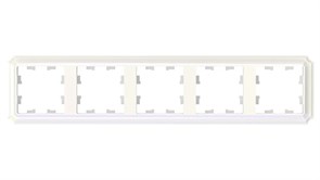 ATLASDESIGN ANTIQUE 5-постовая РАМКА, универсальная, ЖЕМЧУГ ATN100405