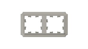 ATLASDESIGN ANTIQUE 2-постовая РАМКА, универсальная, ШАМПАНЬ ATN100502