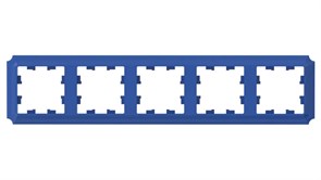 ATLASDESIGN ANTIQUE 5-постовая РАМКА, универсальная, АКВАМАРИН ATN101105