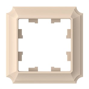 ATLASDESIGN ANTIQUE 1-постовая РАМКА, ПЕСОЧНЫЙ ATN101201
