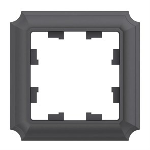 ATLASDESIGN ANTIQUE 1-постовая РАМКА, БАЗАЛЬТ ATN101401