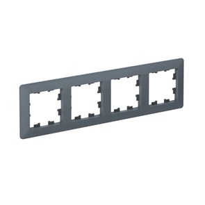 ATLASDESIGN AIR 4-постовая РАМКА, ГРИФЕЛЬ/дымчатый черный ATN220704
