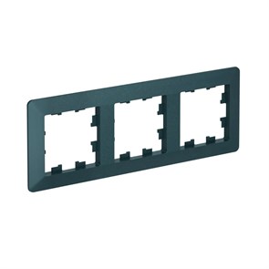 ATLASDESIGN AIR 3-постовая РАМКА, ИЗУМРУД/дымчатый черный ATN220803