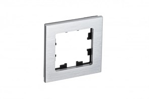 ATLASDESIGN NATURE 1-постовая РАМКА, МЕТАЛЛ СЕРЕБРО ATN312101