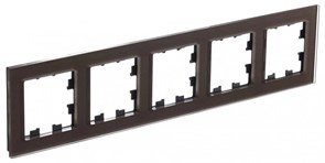 ATLASDESIGN NATURE 5-постовая РАМКА, ОРГАНИЧЕСКОЕ СТЕКЛО МОККО ATN320605