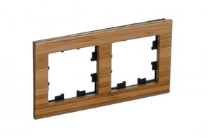 ATLASDESIGN NATURE 2-постовая РАМКА, ДЕРЕВО БАМБУК ATN353202