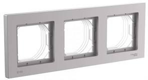 ATLASDESIGN AQUA 3-постовая РАМКА, IP44, АЛЮМИНИЙ ATN440303