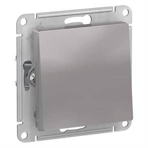 ATLASDESIGN AQUA 1-клавишный ПЕРЕКЛЮЧАТЕЛЬ, IP44, сх.6, 10АХ, механизм, АЛЮМИНИЙ ATN440361