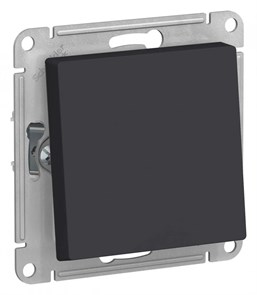 ATLASDESIGN AQUA 1-клавишный ПЕРЕКЛЮЧАТЕЛЬ, IP44, сх.6, 10АХ, механизм, КАРБОН ATN441061