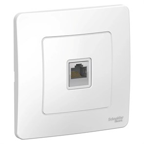 BLANCA С/У РОЗЕТКА компьютерная RJ45, кат.5E, БЕЛЫЙ BLNIS045001