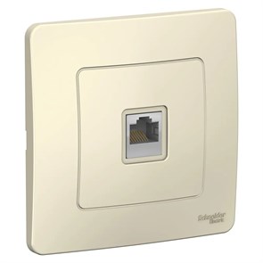 BLANCA С/У РОЗЕТКА компьютерная RJ45, кат.5E, МОЛОЧНЫЙ BLNIS045002