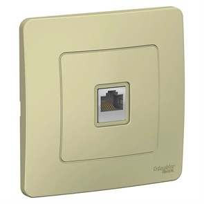 BLANCA С/У РОЗЕТКА компьютерная RJ45, кат.5E, БЕЖЕВЫЙ BLNIS045007