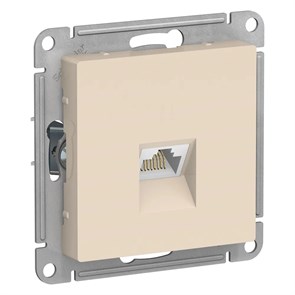 ATLASDESIGN РОЗЕТКА компьютерная RJ45 кат. 5e, механизм, БЕЖЕВЫЙ ATN000283