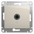 GLOSSA TV РОЗЕТКА оконечная 1дБ, механизм, МОЛОЧНЫЙ GSL000991 - фото 10410
