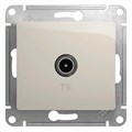 GLOSSA TV РОЗЕТКА проходная 4дБ, механизм, МОЛОЧНЫЙ GSL000992 - фото 10414