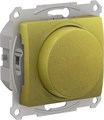 GLOSSA СВЕТОРЕГУЛЯТОР (диммер) повор-нажим, LED, RC, 400Вт, мех., ФИСТАШКОВЫЙ GSL001023 - фото 10427