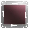 GLOSSA 1-клавишный ВЫКЛЮЧАТЕЛЬ,сх.1,10AX, механизм, БАКЛАЖАНОВЫЙ GSL001111 - фото 10465
