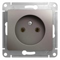 GLOSSA РОЗЕТКА без заземления без шторок, 16А, механизм, ПЛАТИНА GSL001241 - фото 10701