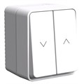 ATLASDESIGN PROFI IP54 О/У 2-клавишный ВЫКЛЮЧАТЕЛЬ ДЛЯ ЖАЛЮЗИ, сх.4, 10А, БЕЛЫЙ ATN540119 - фото 11864