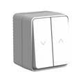 ATLASDESIGN PROFI IP54 О/У 2-клавишный ВЫКЛЮЧАТЕЛЬ ДЛЯ ЖАЛЮЗИ, сх.4, 10А, СЕРЫЙ ATN543019 - фото 11926