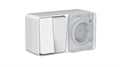 ATLASDESIGN PROFI IP54 О/У БЛОК: РОЗЕТКА с заземл. со шт., 16А, ВЫКЛЮЧАТЕЛЬ 2-клав., 10АХ, СЕРЫЙ ATN543074 - фото 11944