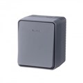 ATLASDESIGN PROFI IP54 О/У 1-клавишный ВЫКЛЮЧАТЕЛЬ с подсветкой, сх.1а, 10АХ, АНТРАЦИТ ATN544013 - фото 11955