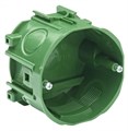 MULTIBOX Коробка установочная д/сплошных стен D65x45 мм, глубина 47 мм, монтажное отверстие 76х76 мм LEX1420572MR - фото 14426