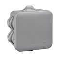 MULTIBOX Коробка распред. откр. установки 70x70x40, габариты 95х95х48, IP55 СЕРАЯ IMT35090 - фото 14471