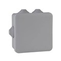 MULTIBOX Коробка распред. откр. установки 100x100x50, габариты 130х130х58, IP55 СЕРАЯ IMT35091 - фото 14479