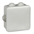 MULTIBOX Коробка распред. откр. установки 85x85x40, габариты 110х110х48, IP55 СЕРАЯ (со стикером) IMT350921 - фото 14493