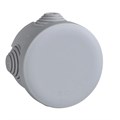 MULTIBOX Коробка распред. откр. установки D65x40, габариты D84х48, IP55, 4 сальника СЕРАЯ IMT35093 - фото 14496