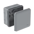 MULTIBOX Коробка распред. 85х85х42 IP66 с 8 мембранными вводами D25 под пистолет СЕРАЯ (со стикером) IMT351971 - фото 14511