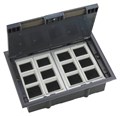 MultiDesk Люк на 24 модулей IP40 для фальшпола с монтажной коробкой, тип MDK10 MDK10124 - фото 14904