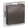 ATLASDESIGN РОЗЕТКА с заземлением со шторками с крышкой, 16А, IP20, механизм, МОККО ATN000646 - фото 1919
