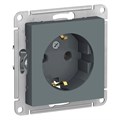 ATLASDESIGN РОЗЕТКА с заземлением без шторок, 16А, механизм, ГРИФЕЛЬ ATN000743 - фото 2201