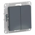 ATLASDESIGN 2-клавишный ВЫКЛЮЧАТЕЛЬ, сх.5, 10АХ, механизм, ГРИФЕЛЬ ATN000751 - фото 2262