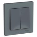 ATLASDESIGN 2-клавишный ВЫКЛЮЧАТЕЛЬ, сх.5, 10АХ, в сборе, ГРИФЕЛЬ ATN000752 - фото 2274