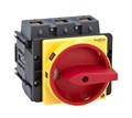 ВЫКЛЮЧАТЕЛЬ-РАЗЪЕДИНИТЕЛЬ 3P 125A IP40 С КРАСНОЙ РУКОЯТКОЙ НА ДВЕРЦУ 4 ВИНТАМИ С ЗАМКОМ MSD125310R - фото 22773