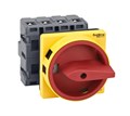 ВЫКЛЮЧАТЕЛЬ-РАЗЪЕДИНИТЕЛЬ 4P 40A IP54 С КРАСНОЙ РУКОЯТКОЙ НА ДВЕРЦУ 4 ВИНТАМИ С ЗАМКОМ MSD40410R - фото 22850