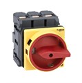 ВЫКЛЮЧАТЕЛЬ-РАЗЪЕДИНИТЕЛЬ 3P 80A IP54 С КРАСНОЙ РУКОЯТКОЙ НА ДВЕРЦУ 4 ВИНТАМИ С ЗАМКОМ MSD80310R - фото 22874