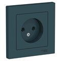 ATLASDESIGN РОЗЕТКА без заземления без шторок, 16А, в сборе, ИЗУМРУД ATN000840 - фото 2513