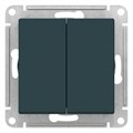 ATLASDESIGN 2-клавишный ПЕРЕКРЕСТНЫЙ ПЕРЕКЛЮЧАТЕЛЬ, сх.7+7, 10АХ, механизм, ИЗУМРУД ATN000873 - фото 2635