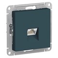 ATLASDESIGN РОЗЕТКА компьютерная RJ45 кат. 5e, механизм, ИЗУМРУД ATN000883 - фото 2641