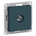 ATLASDESIGN TV РОЗЕТКА проходная 4дБ, механизм, ИЗУМРУД ATN000892 - фото 2664