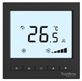 Термостат комнатный цифровой, О/Н/В/А для 4тр 3ск FCU и 2-поз.клап, 1UI 5DO Modbus ~230В чер BS RTF4IMLB - фото 28210