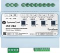 Модуль управления освещением SystemeComf, 4 группы 4DO 4DI RS-485 ~230В RCFLM4 - фото 28226